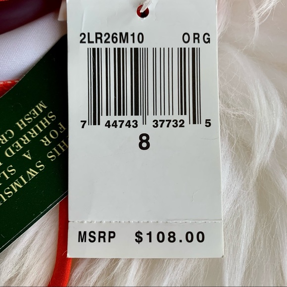 NWT Ralph Lauren Coral 1 piece Swimsuit Slimming 8 - Picture 8 of 10